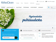 Tablet Screenshot of kiiltoclean.com